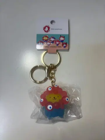 먀쿠먀쿠 산리오 입체 마스코트 키링 클리어 폼폼푸딩