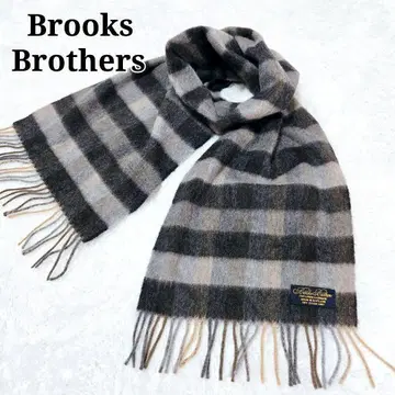 새상품급 Brooks Brothers 영국제 캐시미어 머플러 체크 고급