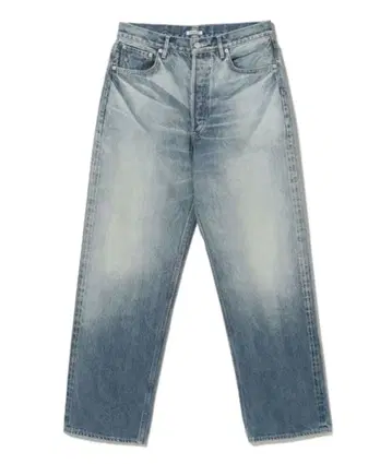 SELVEDGE FADED HEAVY DENIM WIDE PANTS