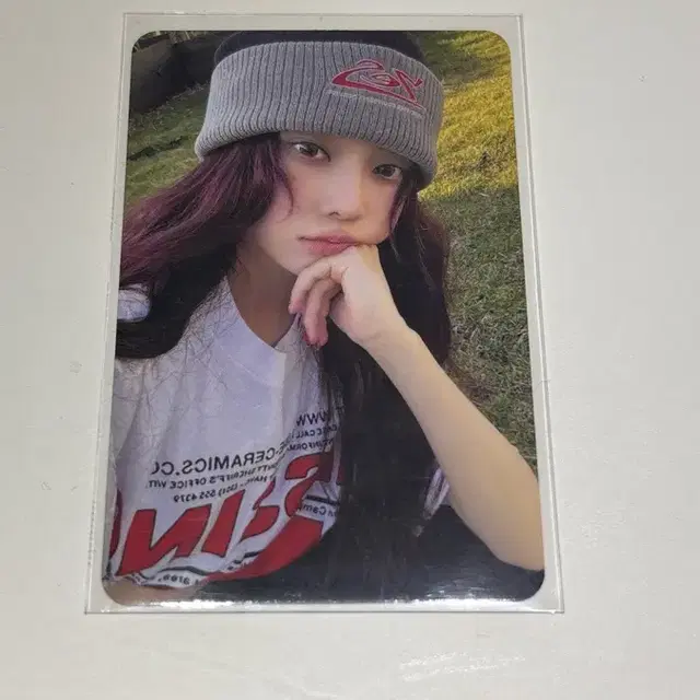 에스파 윈터 희귀포카 더티워크 타겟 미국 독점 앨범 포카 양도