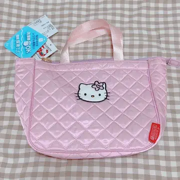 ROOTOTE 헬로키티 핑크 퀼트 보냉 백