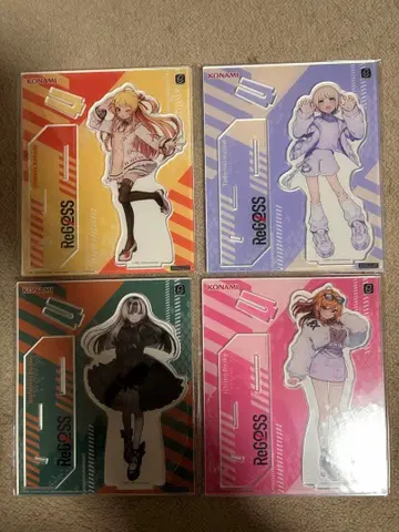 ReGLOSS 아크릴 스탠드 4개 세트