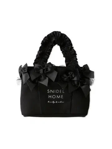 snidel home 스나이델 홈 리본백 토트 BLACK