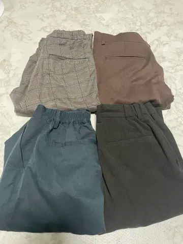 슬랙스 계열 아이템 4종 세트 묶음 판매