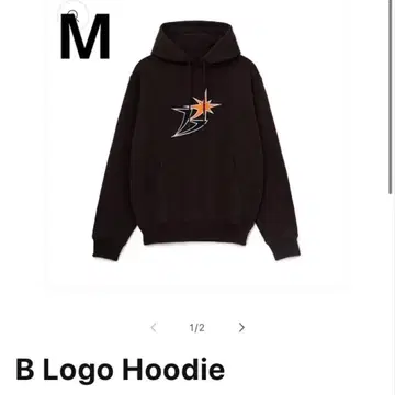 BOTT B 로고 후디 브라운 M 사이즈 [미사용 새상품]