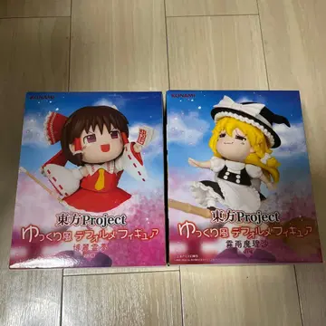 동방 Project 레이무 마리사 유유풍 SD 피규어 2체 세트