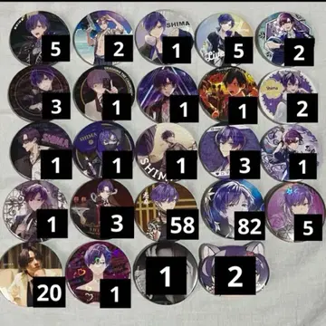 우라시마사카타센 시마 캔뱃지