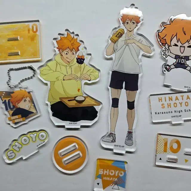 하이큐 히나타 쇼요 아크릴 스탠드 키링 굿즈 일괄