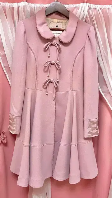 mille fille closet 리본 코트