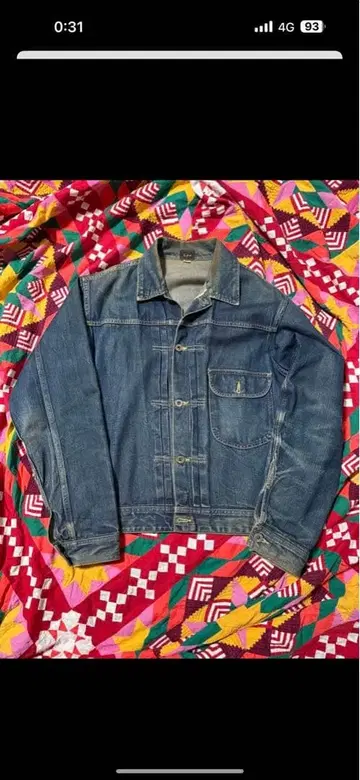 Lee COWBOY 1st 대전 모델 (복각) 데님 자켓 42