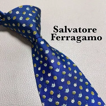 살바토레 페라가모 넥타이 스트라이프 비즈니스 수트 명품