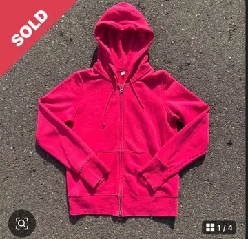 UNIQLO 핑크 후드티 사이즈 H