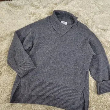 프리미어 아롱디스망 울 캐시미어 더블 페이스 보틀넥 니트