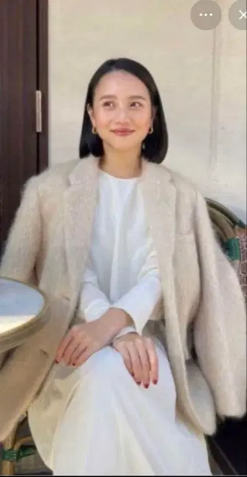 ETRE TOKYO 울 모헤어 샤기 자켓 S 새상품급 베이지