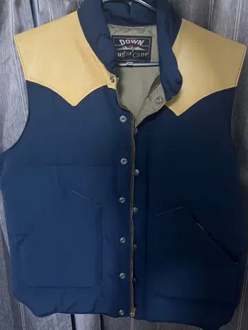 슈가케인 다운 베스트 네이비 XL