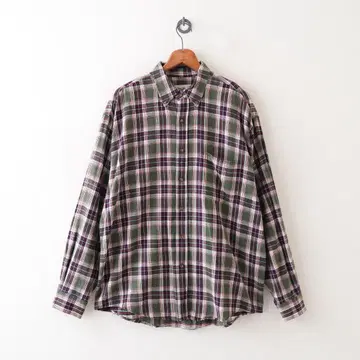 새상품급 90s 에디 바우어 체크 셔츠 L