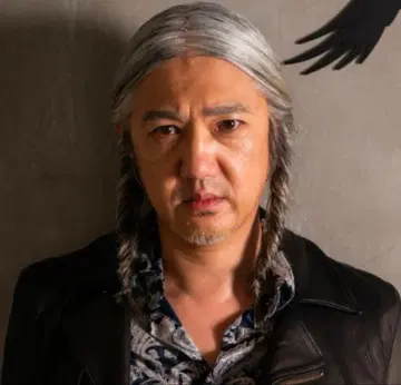 이마이 아키노부 씨 착용 RG 벨루어 셔츠 페이즐리 새상품 네이비