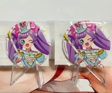 프리파라 마루쿠지 꿈 두근 마칭 코디 캔뱃지 라라 2개 세트