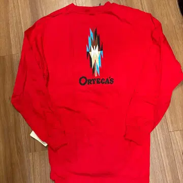 오르테가 빈티지 90's 긴팔 T셔츠 치마요 롱티 레드