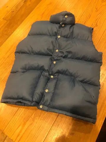 70s 80s THE NORTH FACE 브라운 택 다운 베스트 M
