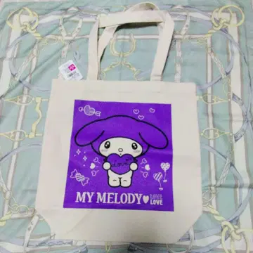 마이멜로 마이멜로디 백 에코백 보라색 캔버스