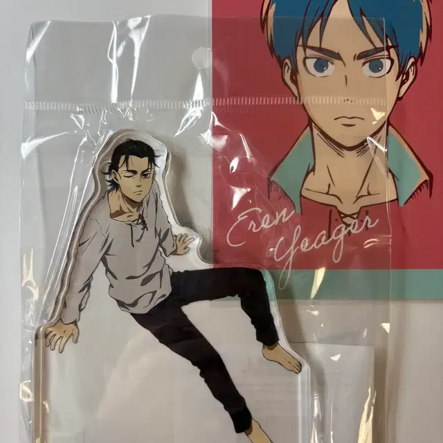 미개봉 진격의 거인 에렌 굿모닝 아크릴 스탠드 코롯토