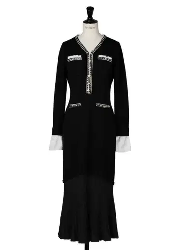 herlipto Isaline Long Knit Dress