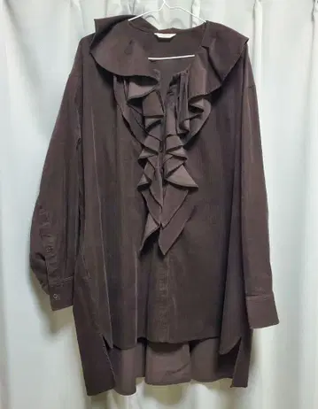 가는 골 모듬 프릴 튜닉 셔츠 스튜디오 클립