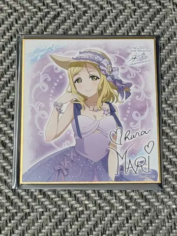 오하라 마리 미니 색지 Aqours 전시회 9주년