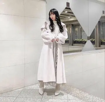 snidel 빅 컬러 리버 울 코트 0