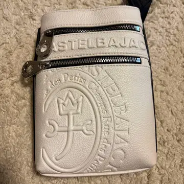 CASTELBAJAC 화이트 숄더백