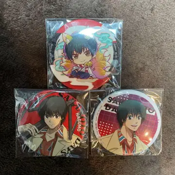 사카모토 데이즈 남코 한정 캔뱃지 나구모 3개 세트