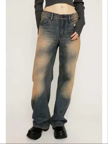 SLY SILAS DYE L/W 스트레이트 PT-E 스트레이트 데님