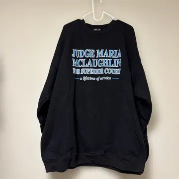 BAYSIDE XL 블랙 트레이닝복