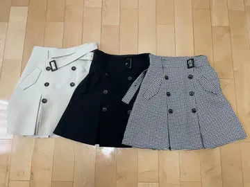 안미르 플리츠 스커트 3색 세트 프리 사이즈 새상품급