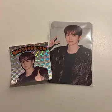 RIIZE FC 혜택 트레이딩 카드 반짝이는 스티커 성찬