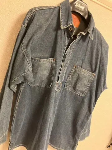 새상품급!! [ BLUE WAY ] 데님 셔츠 풀오버 M