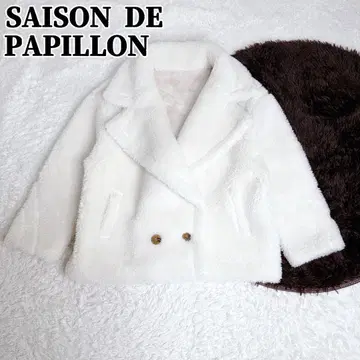 SAISON DE PAPILLON 테디베어 자켓 보아 숏 기장