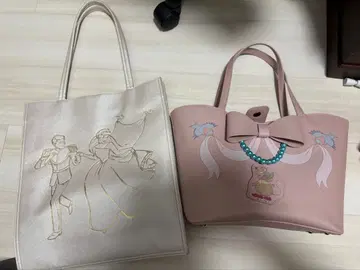 시마무라 x 치하루 x 디즈니 콜라보 상품 신데렐라 마차 토트 리본 토트