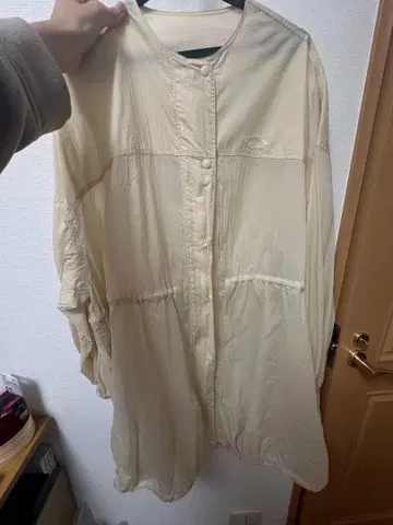 PUAL CE CIN 시어 드로스트 코트