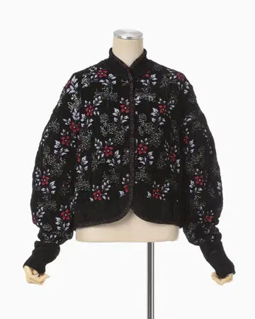 Mame Kurogouchi 플로럴 가디건 미니 꽃무늬 2025