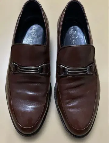 TRUSSARDI 비즈니스 슈즈 25.5cm 브라운