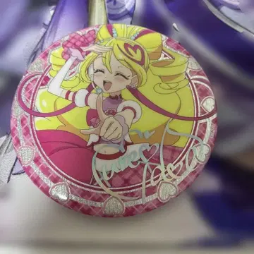 너와 아이돌 프리큐어전 큐어 아이돌 사인 포함 캔뱃지