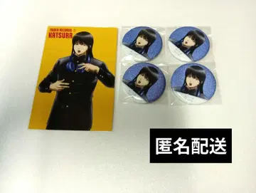 [ 간편 포장 ] 타워 레코드 카츠라 캔뱃지 엽서