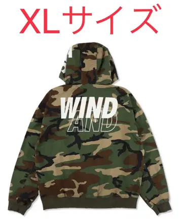 WIND AND SEA SMOOTHY Duck Jacket CAMO XL