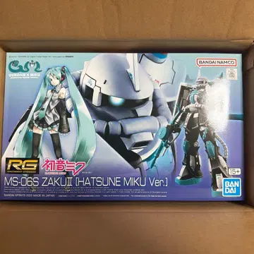 미개봉품 프리미엄 반다이 RG 하츠네 미쿠 자쿠 II
