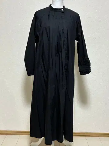 블랙 롱 원피스 긴팔