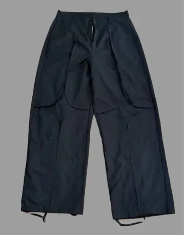 DNSR 블랙 와이드 팬츠 슬랙스 배기 y2k