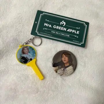 Mrs. GREEN APPLE 키링 캔뱃지 후지사와 료카 덤 포함