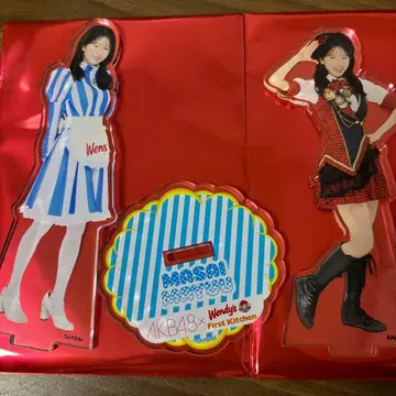 마사이가 마유 AKB48 웬디즈 콜라보 한정판 아크릴 스탠드 컴프